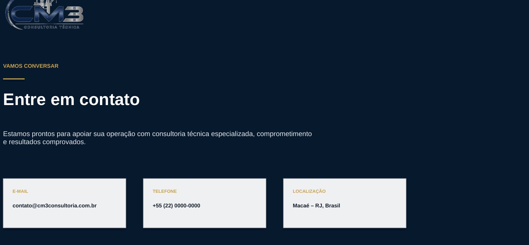 Consultoria técnica especializada