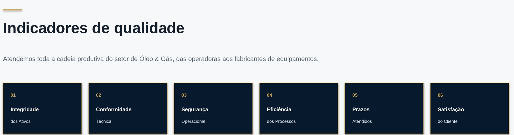 Operações técnicas em campo